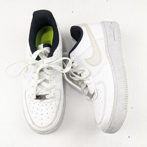 Nike Airforce 1 Crater NN White Sneakers - Youth 3.5